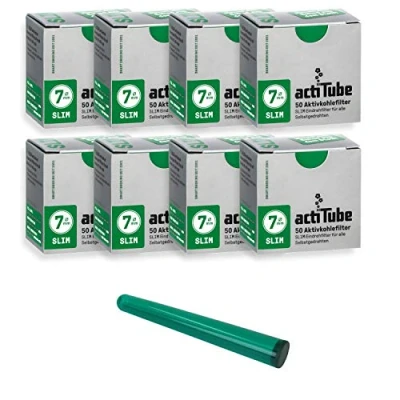Image of ActiTube Kogu Set Slim Activated Carbon Filter 7.1 mm Include J Case, 2x50 (100)