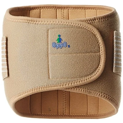 Image of OPPO Sacro Lumbar Back Support XL Adjustable Lower Brace with Flexible Stays &amp; Extra Straps for Stability Breathable Neoprene Cotton Lining
