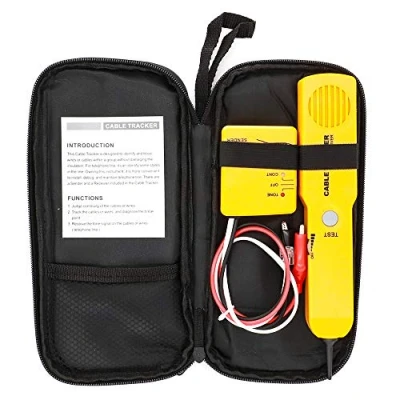 Image of Cable Tracker,Network Tester RJ11 RJ45 LAN Toner Telephone Line Finder for Maintenance Collation, Test, Continuity Checking