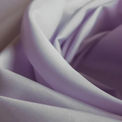 Image of Lilac, Pastel Purple Colour Polyester Anti Static Dress Lining by The metre