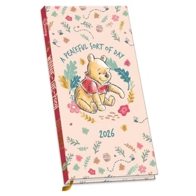 Image of 2026 DIARY DISNEY WINNIE THE POOH WEEK TO VIEW SLIM POCKET OFFICIAL PRODUCT