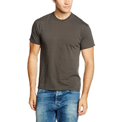 Image of Fruit of the Loom Men&#039;s Original T. T Shirt, Light Graphite, Small