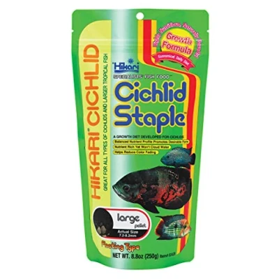 Image of Hikari 8.8 Ounce Cichlid Staple Floating Pellets for Pets, Large