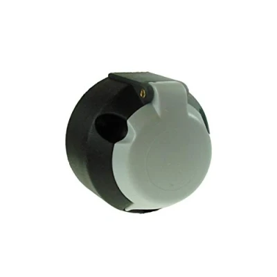Image of 7 Pin Socket, 12V, 12S, Caravan, Female, Towing, Cars, White, ISO 1724, Maypole