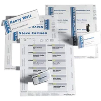 Image of Durable BADGEMAKER® Inserts 40 x 75mm Pack of 240 Printable Name Badge Create Professional Badges In Minutes