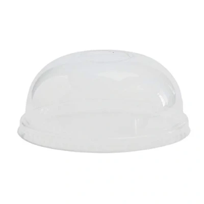 Image of Vegware VL115D dome PLA cold lid (fits 12 oz. 32 soup), 115 mm (Pack of 500)