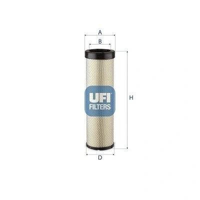 Image of 87564846 Secondary Air Filter UFI 27.B30.00 127, 131mm