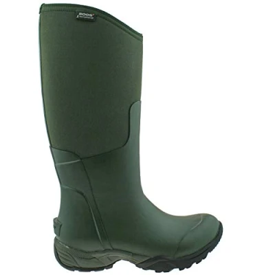 Image of BOGS Ladies Essential Tall Solid Olive Insulated Warm Wellies Boot 78583 303 UK 8 (EU 42)