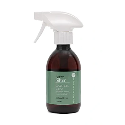 Image of Active Silver Animal Care Magic Gel Spray (250ml) with Colloidal at 25ppm and Aloe Vera, Bottle Trigger