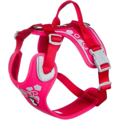 Image of Hurtta Weekend Warrior Dog Harness, Ruby Red, 45 60 cm
