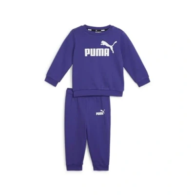 Image of Puma Minicats CREW Jogger Unisex SET Tracksuit for kids, Size: 4 6m, Lapis lazuli