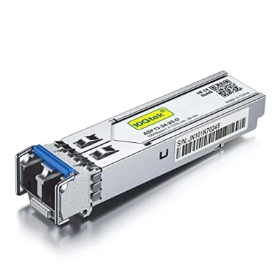 Image of 1G SFP LX LC Singlemode Module 10km, 1000Base Mini Gbic Transceiver Compatible for Cisco GLC LH SMD, Meraki, Ubiquiti UniFi UF SM 1G, Mikrotik, Netgear, D Link, TP Zyxel and more