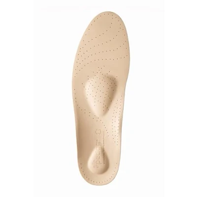 Image of Pedag Viva Low Arch Support Handmade in Germany Plantar Fasciitis Relief Heel Cushion Activated Charcoal Odor Control Metatarsal Tan Men US 10/ EU 43