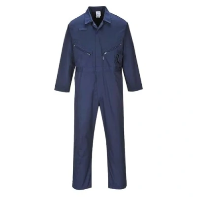 Image of Portwest C813 Men&#039;s Liverpool Lightweight Safety Coverall Boiler Suit Overalls Navy, X Large