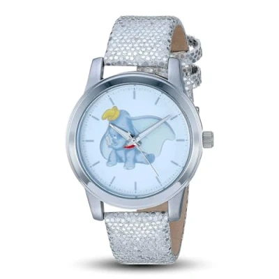 Image of Disney Unisex Adults Analog Quartz Watch with Faux Leather Strap WDS000644