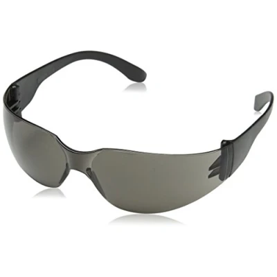 Image of Blackrock Matt Black Smoke Safety Glasses, Mens Womens Protective Eyewear Goggles Spectacles, Adult Eye Protection, Work Anti Scratch Lense, PPE Workwear, Construction, Working Sunglasses