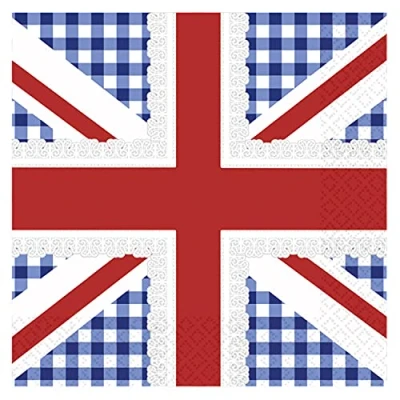 Image of amscan 9913011 ADTR Flag Napkin