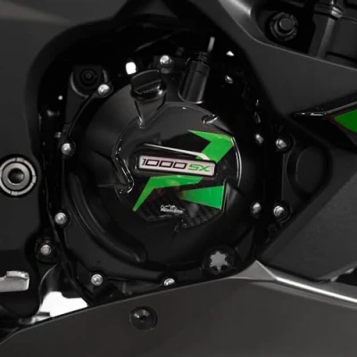 Image of Resin Bike Motorcycle 3D Stickers Compatible with Kawasaki Ninja 1000 SX 2024. Protection Heel Pad From Bumps And Scratches. Pair Of Gadget Moto