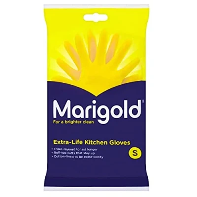 Image of MARIGOLD Extra Life Kitchen Glove 1 single, Yellow, Small