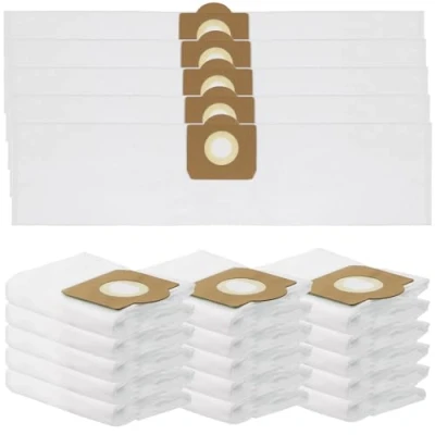 Image of SPARES2GO SMS Dust Bags compatible with DeWalt DXV23PTA 23L DXV38S 38L DXV20PA 20L Wet &amp; Dry Vacuum Cleaner (Pack of 20)