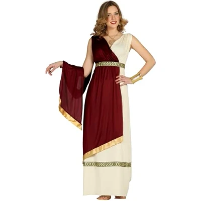 Image of FIESTAS GUIRCA Womens Ladies Roman Toga Greek Goddess Athena Fancy Dress Costume (UK 10 12)