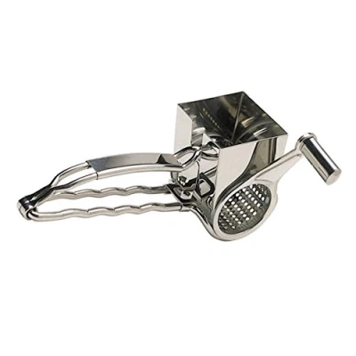 Image of MasterClass Deluxe Stainless Steel Rotary Cheese Grater