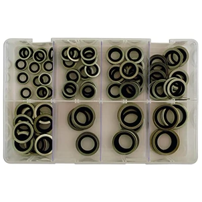 Image of Connect 31873 Assorted Bonded Seal Washers MM (Dowty) Box 90pc