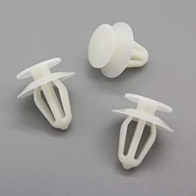 Image of VVO Fasteners White Plastic Front Door Card Clips for Vauxhall Astra, Calibra, Corsa, Signum, Tigra, Vectra, Zafira, (Pack of 10)