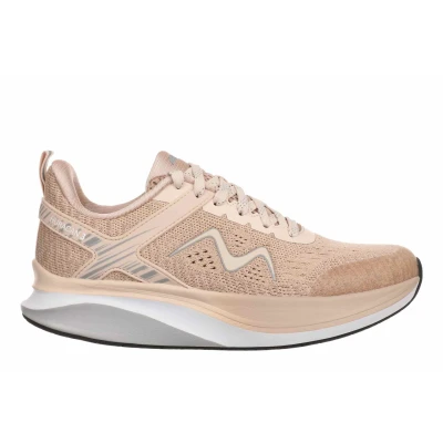 Image of MBT Huracan 3 Lace Up Women&#039;s running shoes color:Peach size:39.5