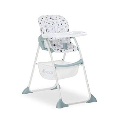 Image of hauck Sit N Fold, Space Folding Toddler Highchair with Tray &amp; Basket from 6 Months up to 15 kg, Lightweight, Adjustable Backrest