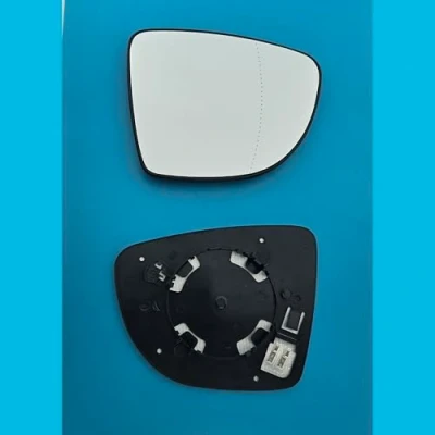 Image of Compatible with RENAULT CAPTUR (2013 to 2020), CLIO(2012 2016) &amp; ZOE(2012 to) Wing Mirror Glass Heated Base Right Hand Driver Side