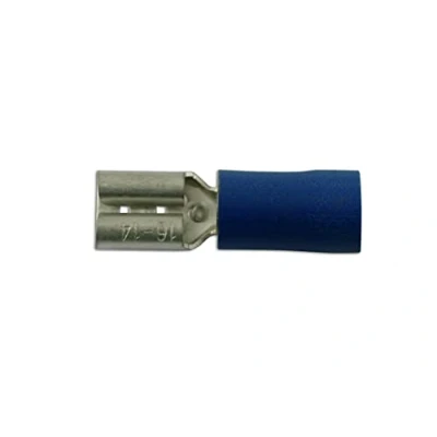 Image of CONNECT Wiring Connectors Blue Female Slide on 6.3mm Pack of 100 30171