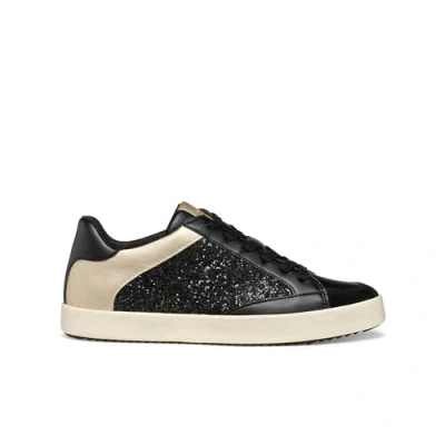 Image of Geox Women&#039;s D Blomiee I Sneaker, Black, 2 UK