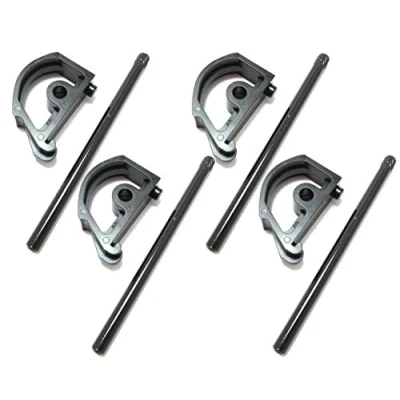 Image of Spartacus Workmate Leg Latch Catch D Clip + Pin x 4 Fits Black &amp; Decker WM225 WM529 WM535 WM536