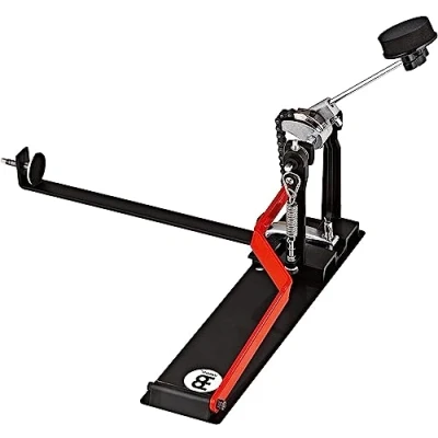 Image of Meinl Percussion Direct Drive Pedal Heel Activated Foot for Cajon Includes Foam Rubber Beater and Tuning Key Steel, Black (TMSTCP 2)