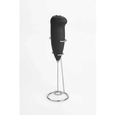 Image of Tala Milk Frother with Stand, for Lattes, Cappuccinos, Hot Chocolates, Sauces and More, Stainless Steel Whisk, Takes Two AA Batteries Not Supplied 21 x 5cm Stand 16.5 6cm