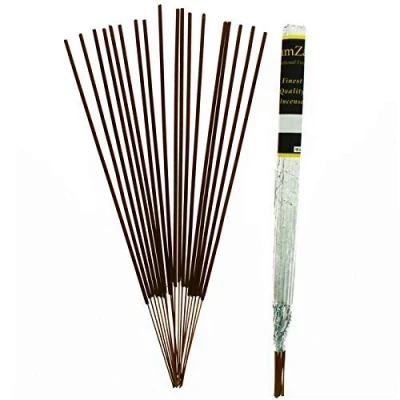 Image of Zam International Fragrances Incense Sticks Pack Of 17 Foil Wrapped For Extra Freshness (English Rose)