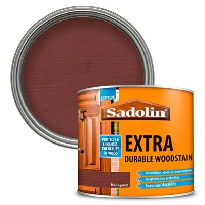 Image of Sadolin Extra Durable Woodstain Mahogany 0.5 L