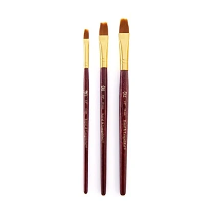 Image of Royal and Langnickel Comb Taklon Variety Brush Set Gold (Pack of 3)