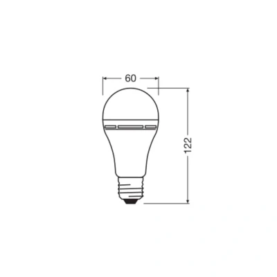 Image of OSRAM LED Camping lamp with Integrated Rechargeable Battery, as Bright Traditional 60W Lamps, Warm White Light (2700K), Also Ideal for Garden or Emergency Lighting