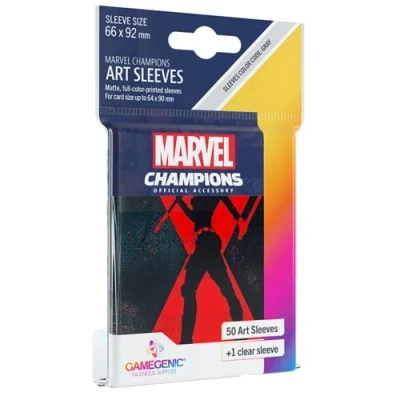 Image of Gamegenic Marvel Champions Sleeves Black Widow, (GGS15010ML)