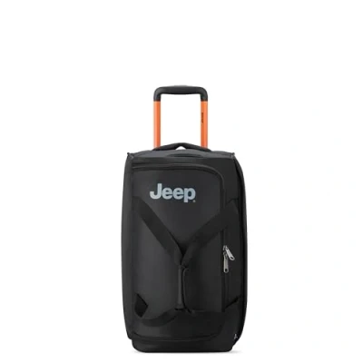 Image of Jeep Js009d Two Wheel Rolling Travel Duffle Bag, Black, 20 inch, Bag