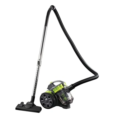 Image of Daewoo Tornado Cyclone 700w Cylinder Vacuum Cleaner Bagless 2L Tank Adjustable Speed Settings 5m Cord and Flexible Hose Changeable Brush Tools Included