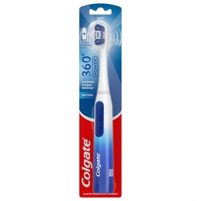 Image of Colgate 360 Floss Tip Sonic Powered Battery Toothbrush