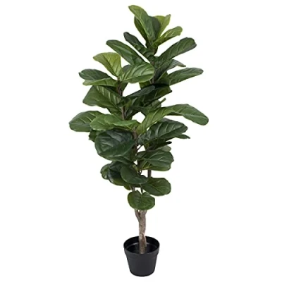 Image of GreenBrokers Artificial Real Touch Fiddleleaf Tree x 46 leaves 125cm