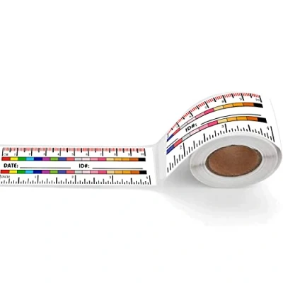 Image of Self Adhesive Wound Measurement Tools Sticker 100 pcs Measuring Ruler Tape Medical Body Tool for Measure