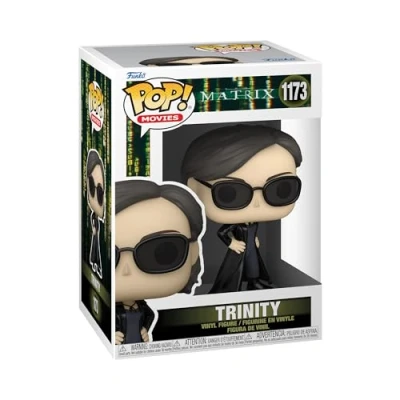 Image of Funko POP! Movies: the Matrix 4 Trinity Collectable Vinyl Figure Gift Idea Official Merchandise Toys for Kids &amp; Adults Movies Fans Model Collectors and Display