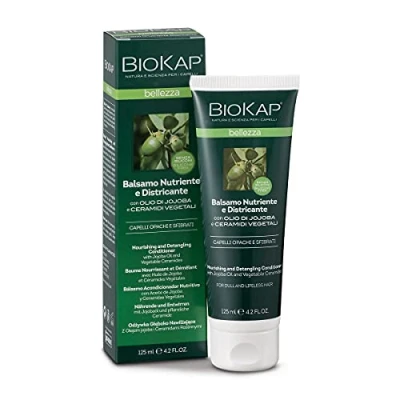 Image of BIOKAP Premium Balsam Conditioner 125 ml Jojoba Oil Anti Fizz Vegetable Ceramides Vegan Silicone Free Paraben