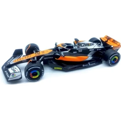 Image of HTLNUZD Bburago 1:43 2023 British GP F1McLaren MCL60#81 Oscar Alloy Racing Car 1/43 Formula One Die Cast Adult Collection Vehicles Model (Standard Edition)