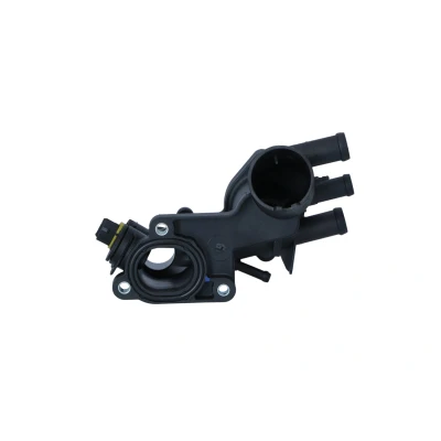 Image of 032121111N Engine thermostat NRF 725240 87C with sensor, seal ring housing VOLKSWAGEN: Polo III Hatchback, Hatchback